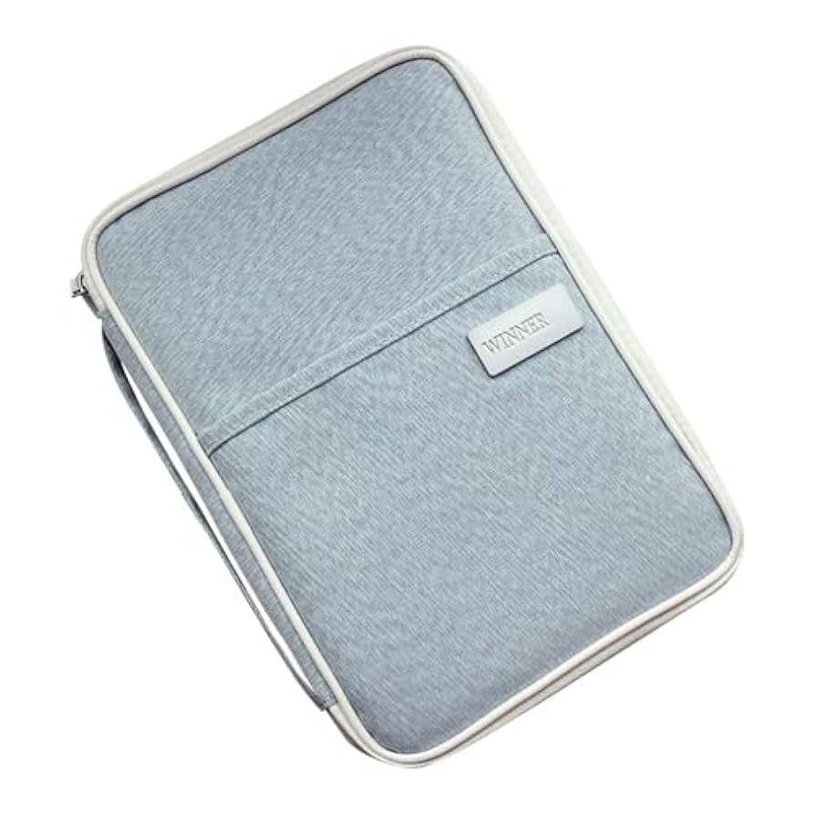 Amazon.co.jp: 母子手帳ケース 2人分 グレー 診察券 大容量 お薬